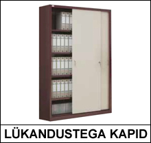 metallist lükandustega kapid