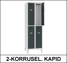 2 korruselised riidekapid