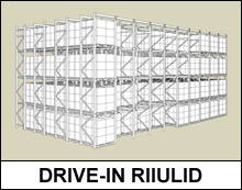 drive-in riiulid