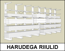 harudega laoriiulid
